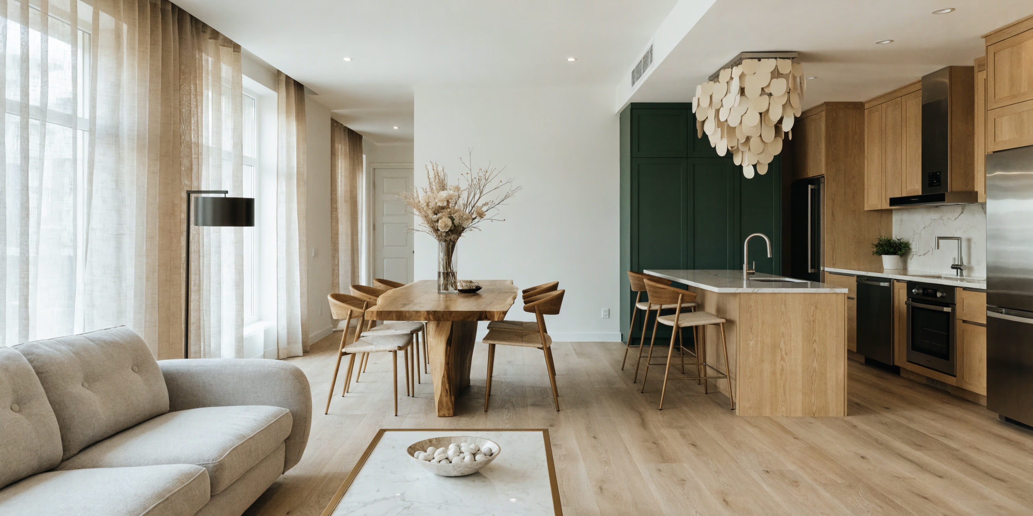 Professionally cleaned home
